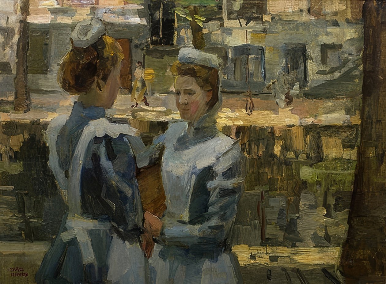 Pigor på Leidsegracht av Isaac Israels