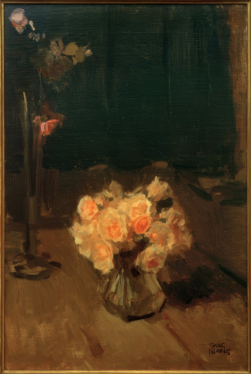 Stilleben med rosor av Isaac Israels