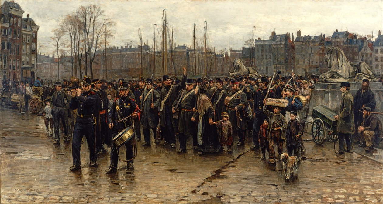 Transport av kolonialsoldater av Isaac Israels