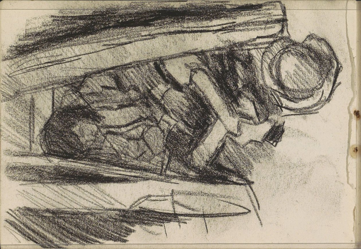 Sittande ung man av Isaac Israels