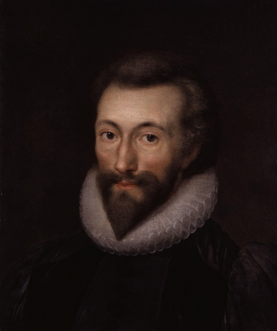Porträtt av John Donne av Isaac Oliver