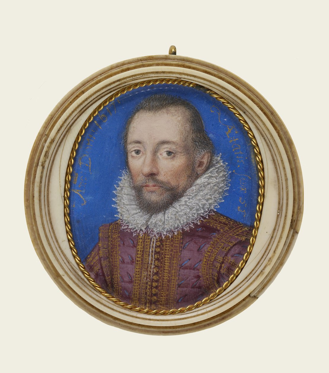 Porträtt av Rhys Griffiths av Isaac Oliver