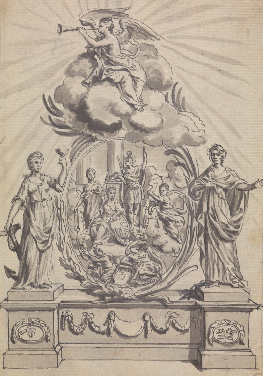 Oidentifierad periodisk/spelillustration av Isaac Taylor