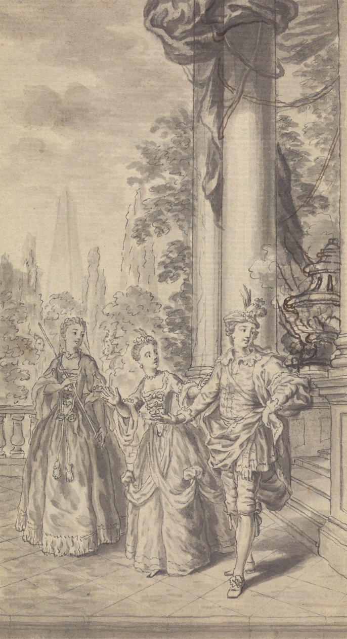 Oidentifierad periodisk/spelillustration av Isaac Taylor