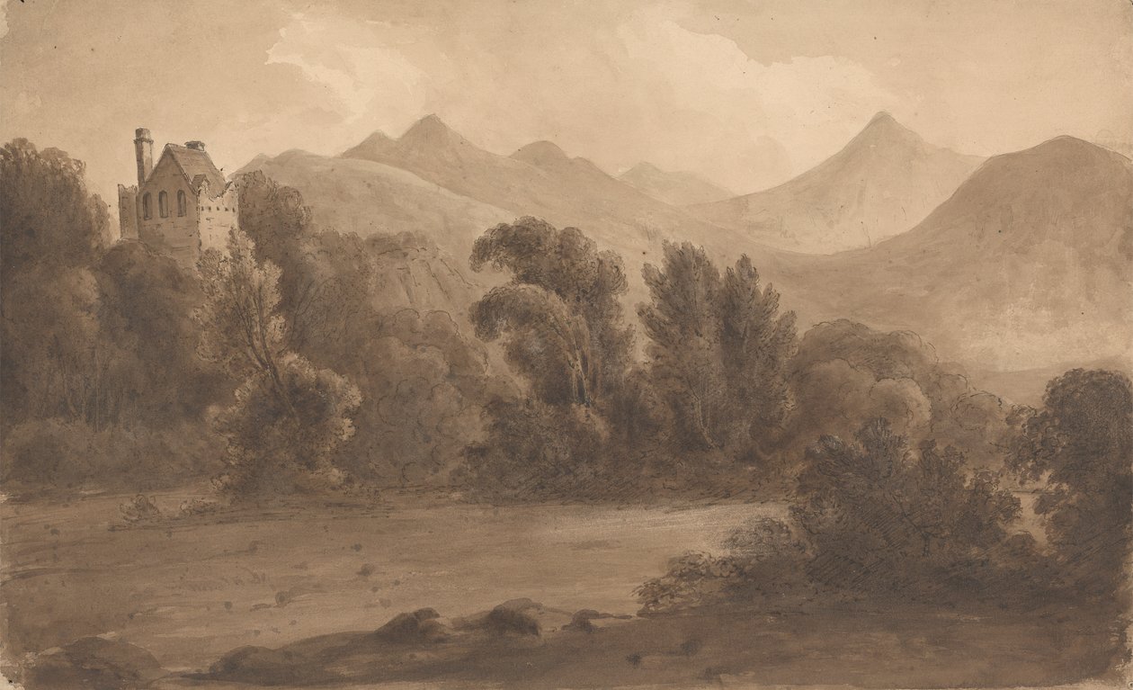 Dunloh Castle, Killarney, Irland av Isaac Weld
