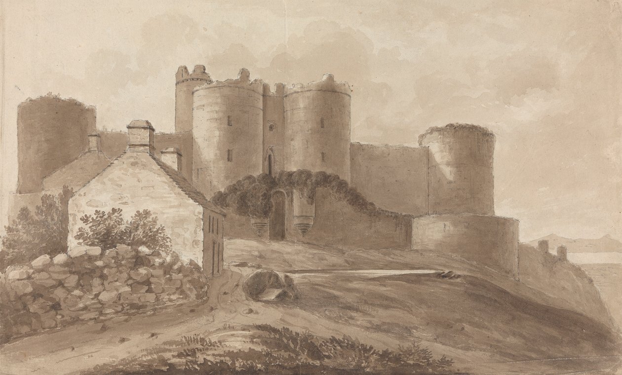 Harlech slott av Isaac Weld