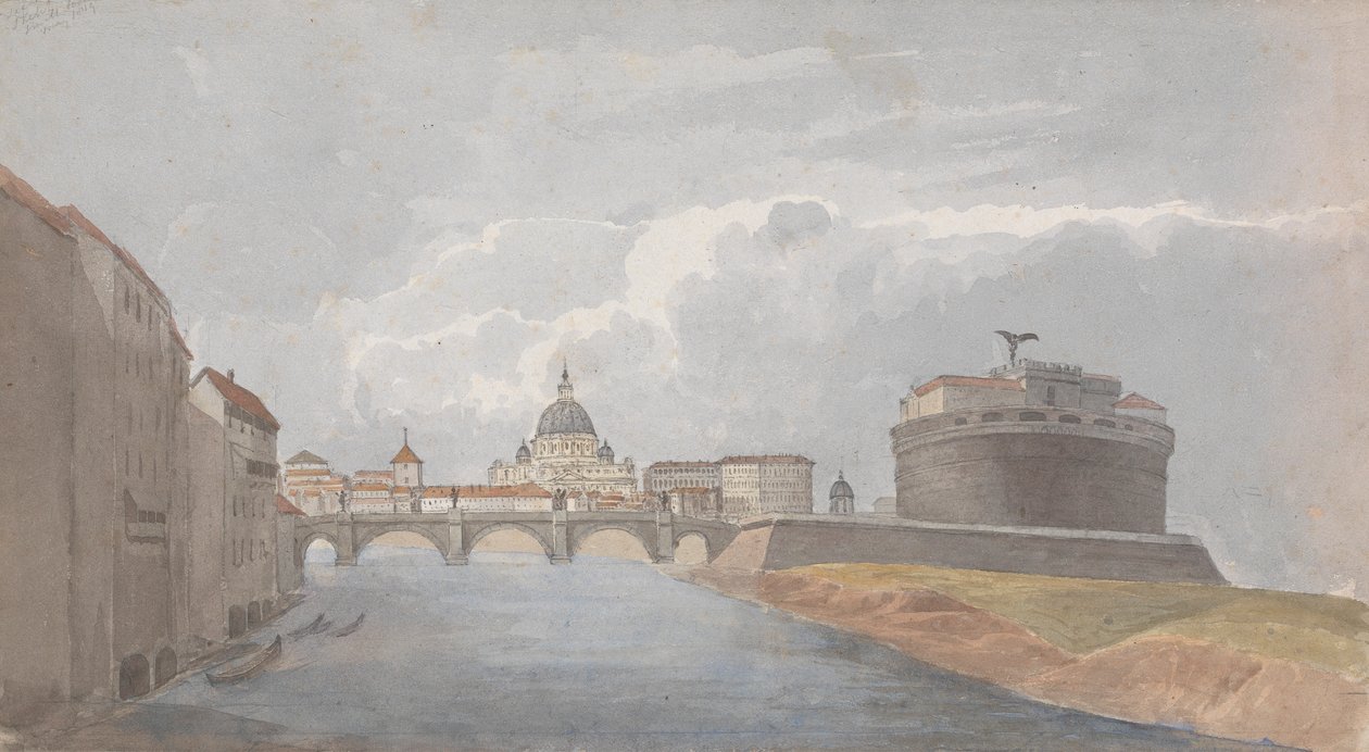 På Tibern/ St. Angelos slott av Isaac Weld