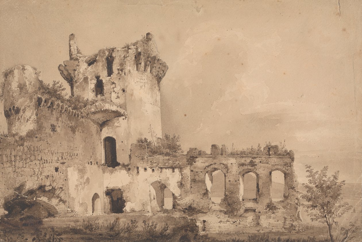 Ruiner (romerska?) av Isaac Weld