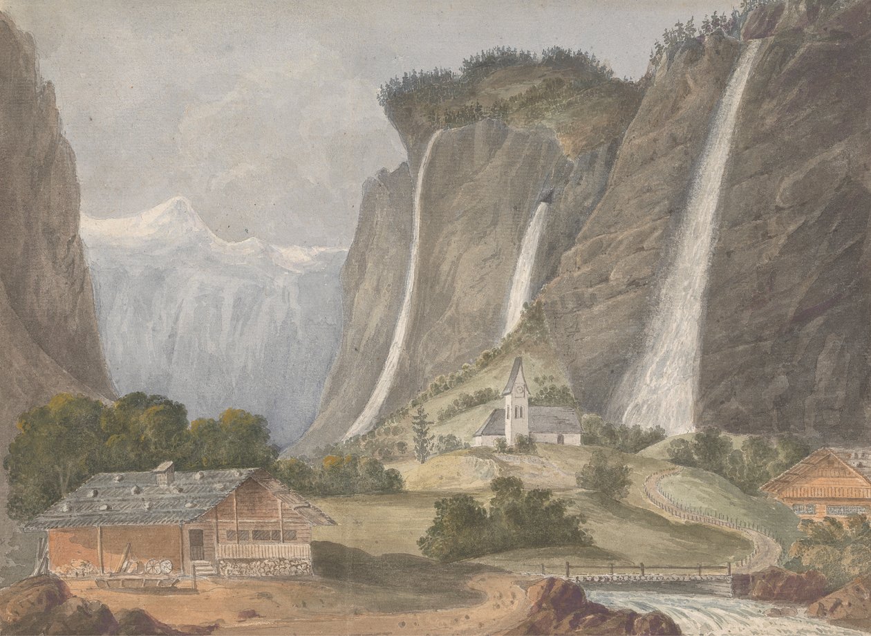 Staubbach, Lauterbrunnen (Schweiz) av Isaac Weld