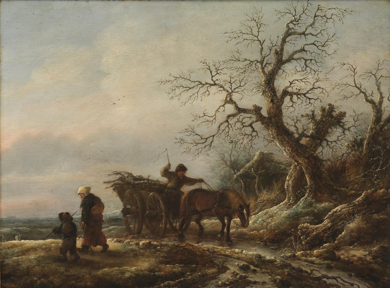 En vinterscen av Isaack van Ostade