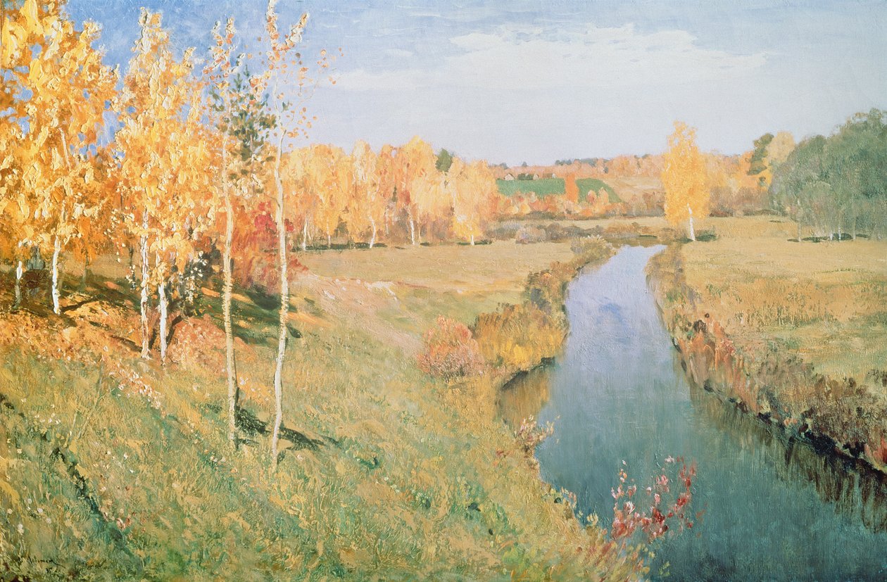 Gyllene hösten, 1895 av Isaak Ilyich Levitan