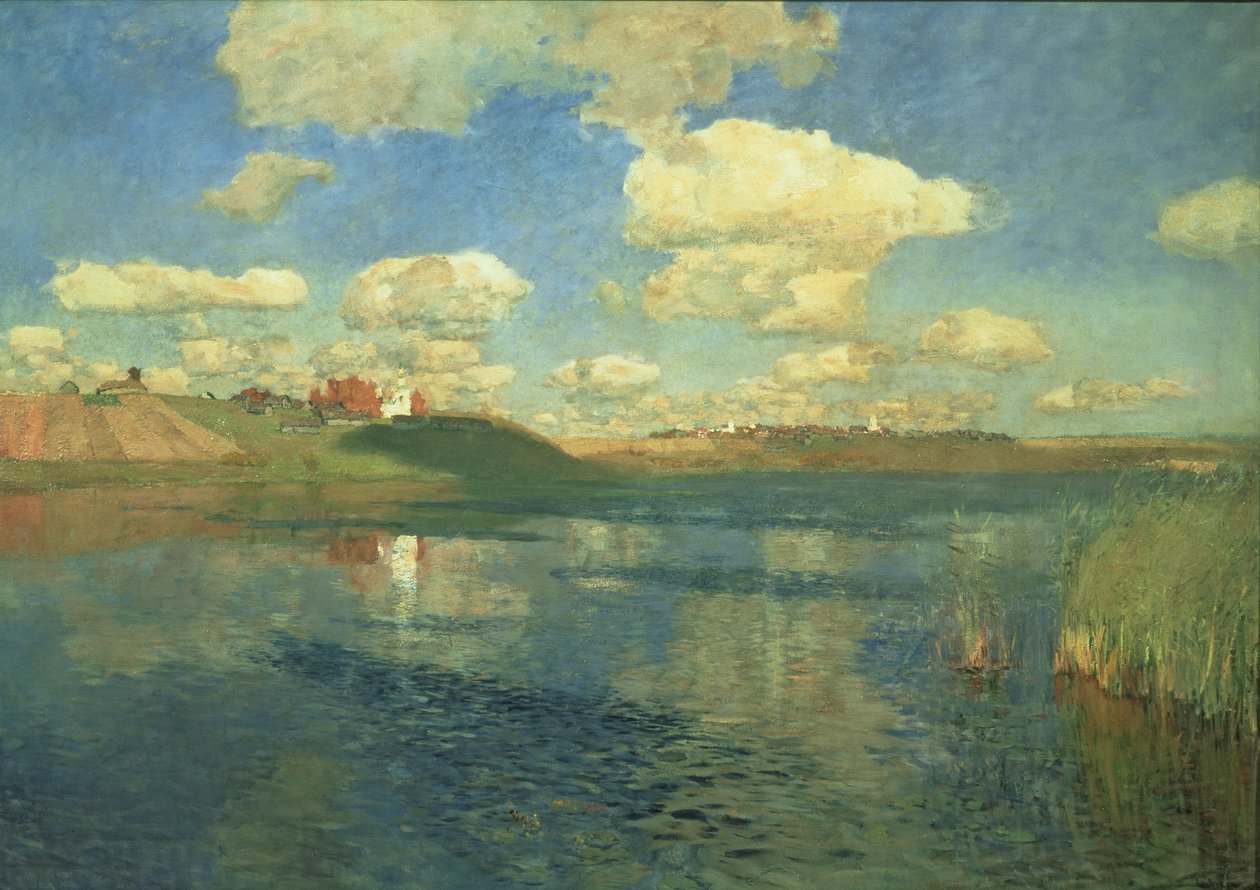 Sjön, eller Ryssland, 1900 av Isaak Ilyich Levitan