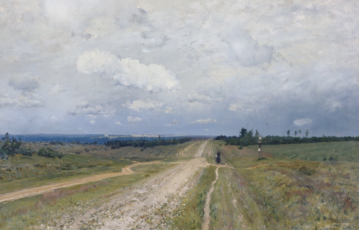 Vladimirkavägen, 1892 av Isaak Ilyich Levitan