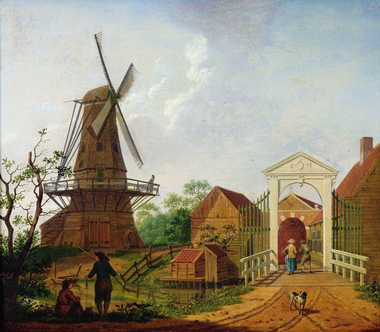 Le Avili, 1787 swed av Isaac Ouwater