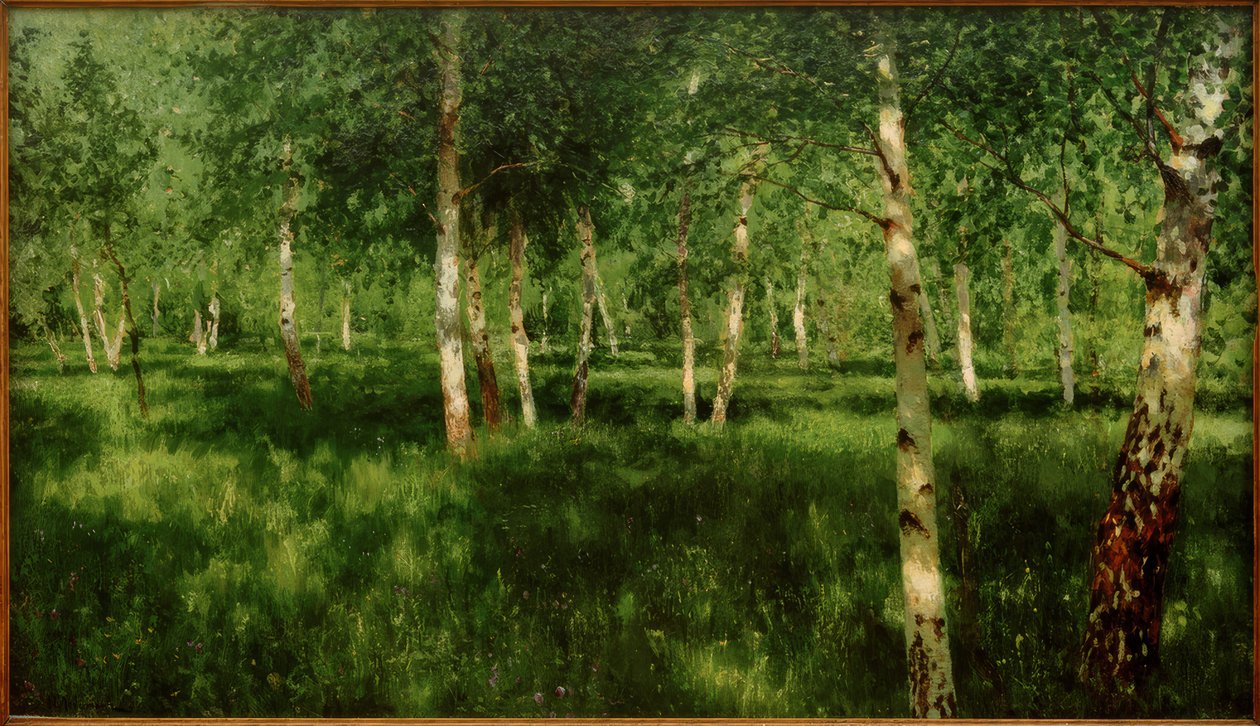 Birkenhain av Isaak Ilyich Levitan