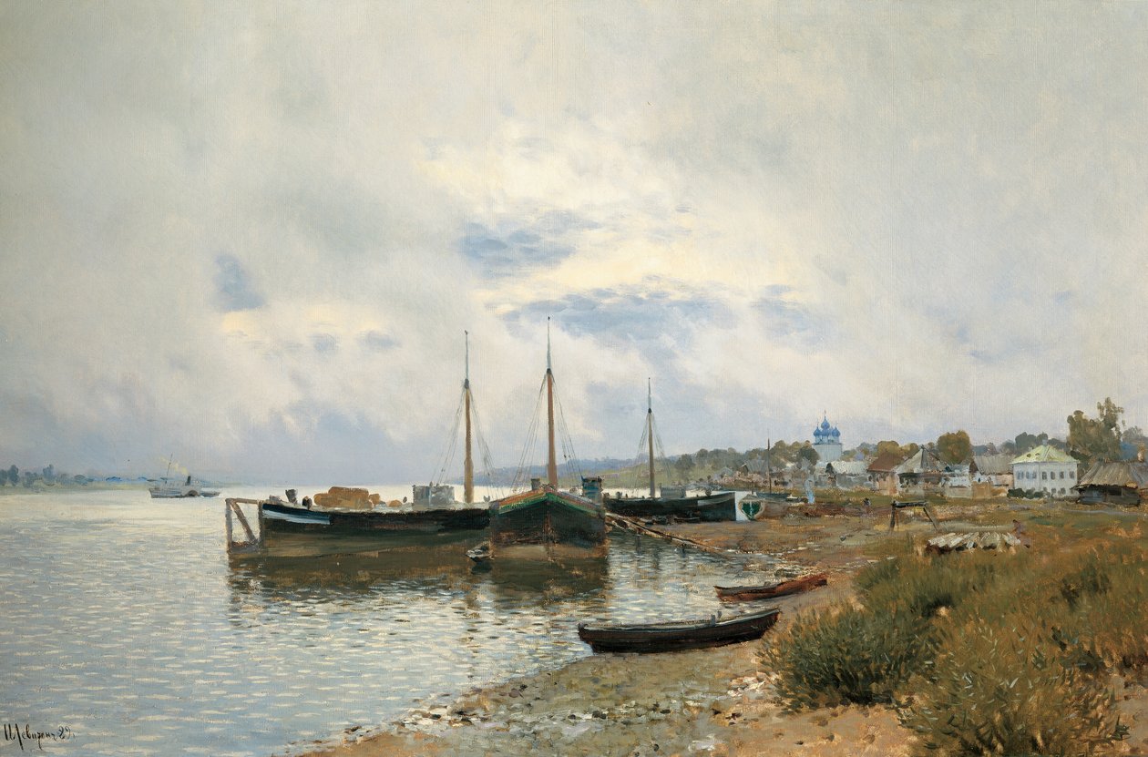 Efter regnet. Plyos, 1889. av Isaak Ilyich Levitan