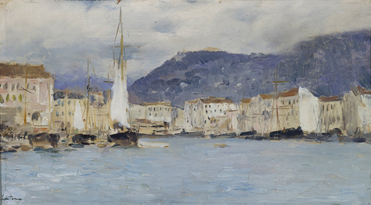 Italienskt landskap, 1890 av Isaak Ilyich Levitan
