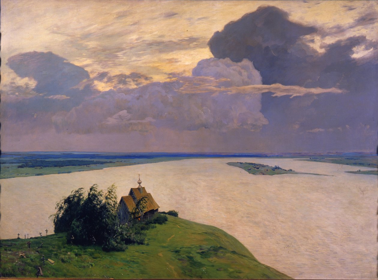 Över den eviga freden, 1894 av Isaak Ilyich Levitan