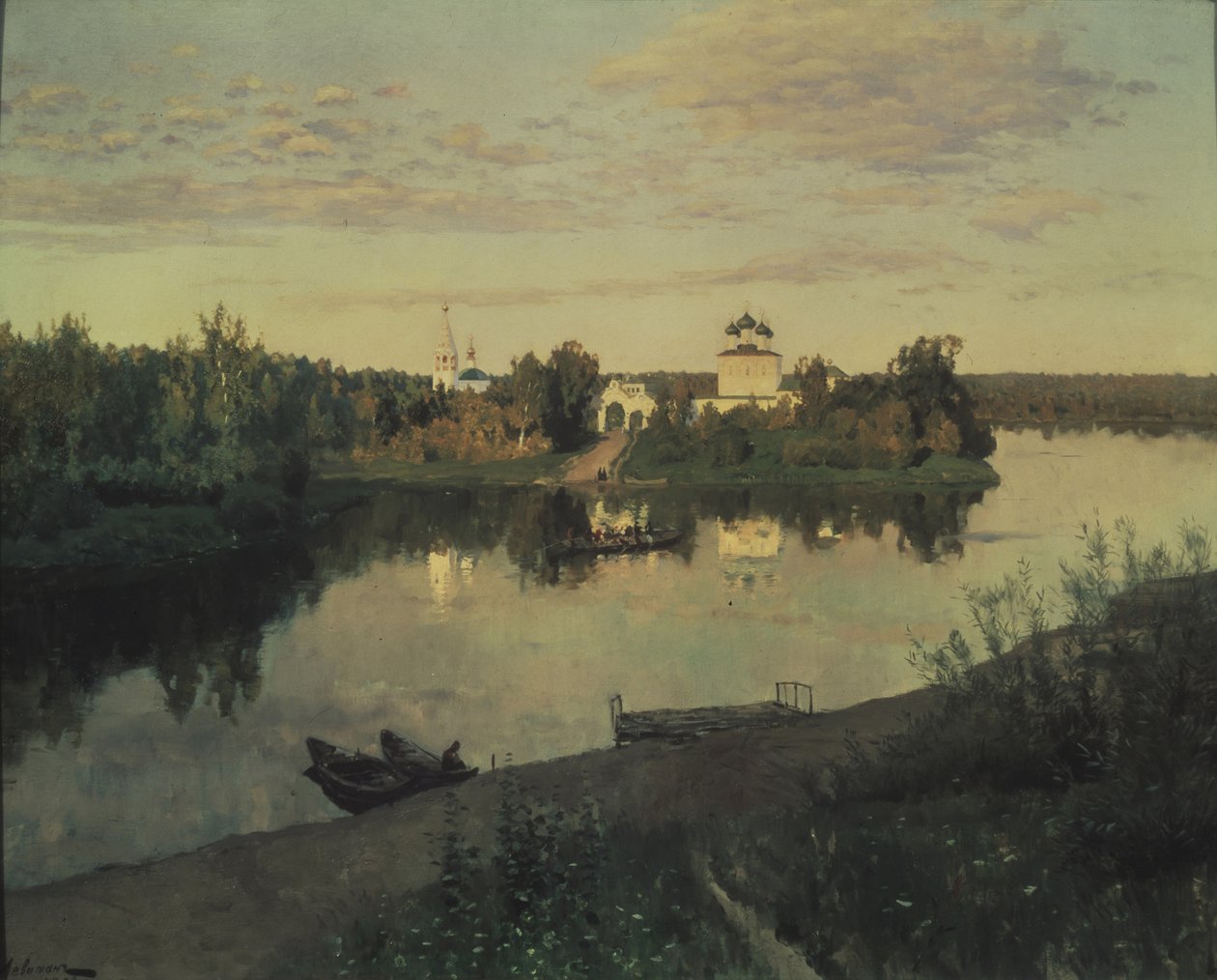 Kvällsringen, 1892 av Isaak Ilyich Levitan