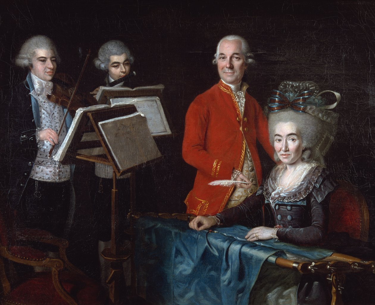 Familjegrupp, 1781 av Isabelle Pinson