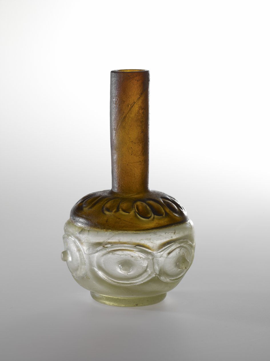 Flaska, c. 800-talet (glas) av Islamic School