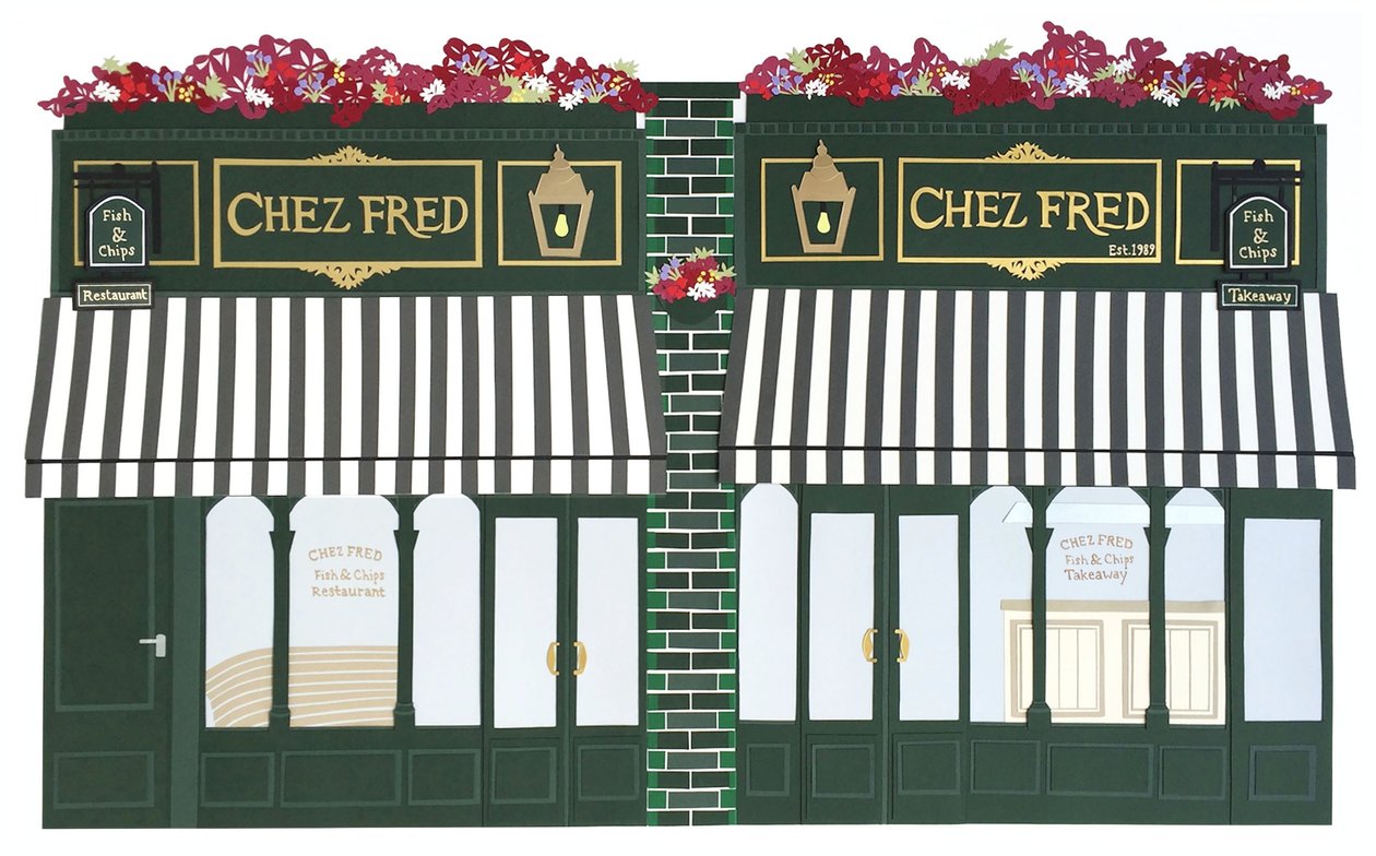 Chez Fred, 2016 papper av Isobel Barber