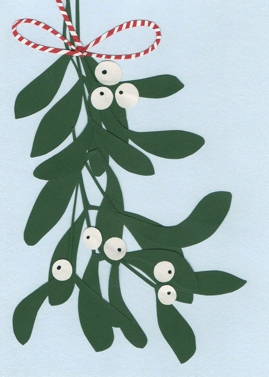 Mistel, 2014 (klippt papper) av Isobel Barber