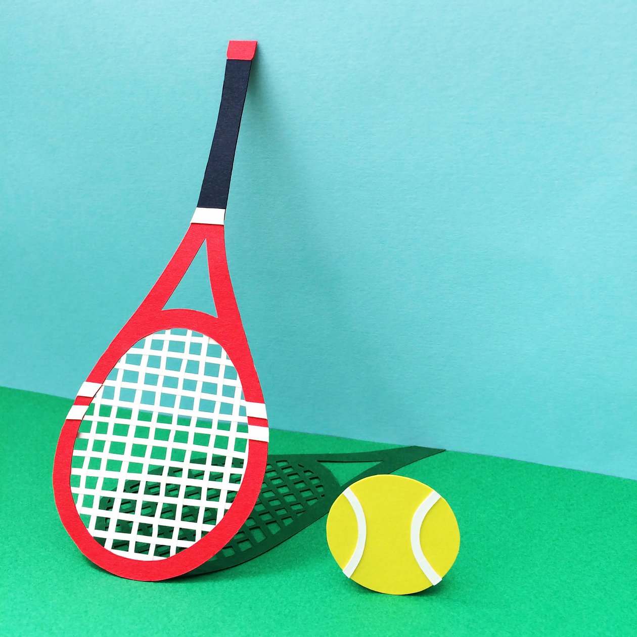 Tennis, 2016 (papper) av Isobel Barber