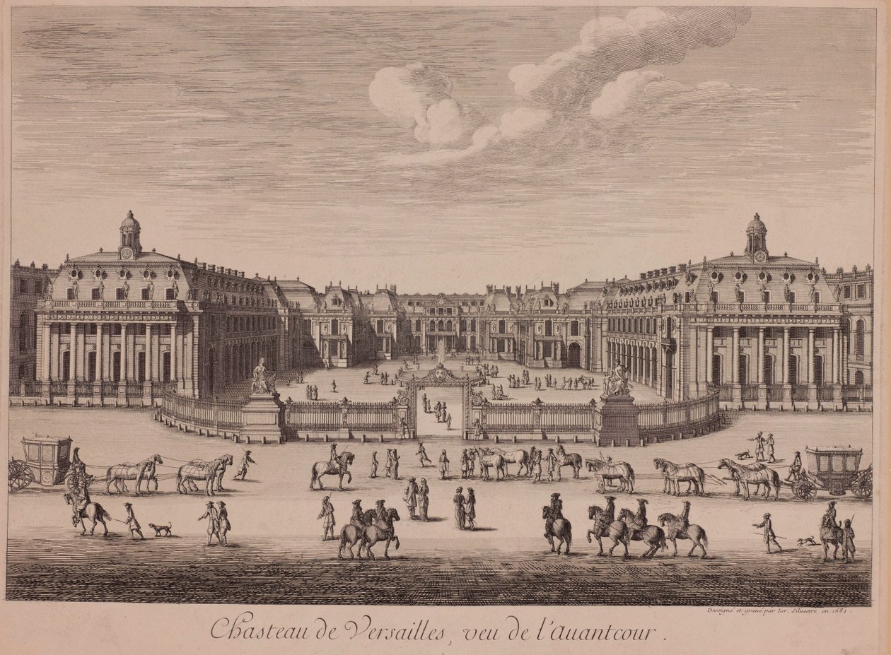 Versailles, 1682 av Israël Silvestre the Younger