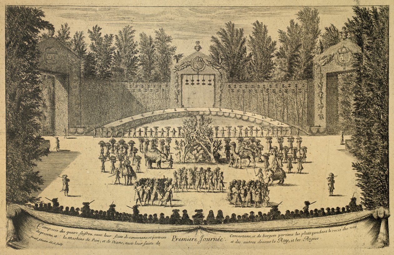 Festligheter i Versailles av Israel Sylvestre
