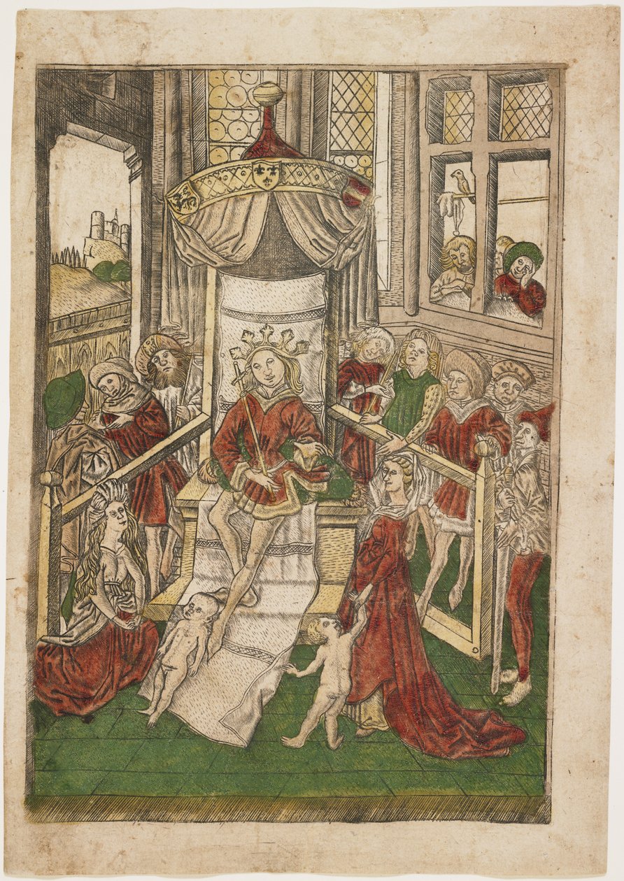 Salomos dom, ca. 1465 av Israhel van Meckenem the younger