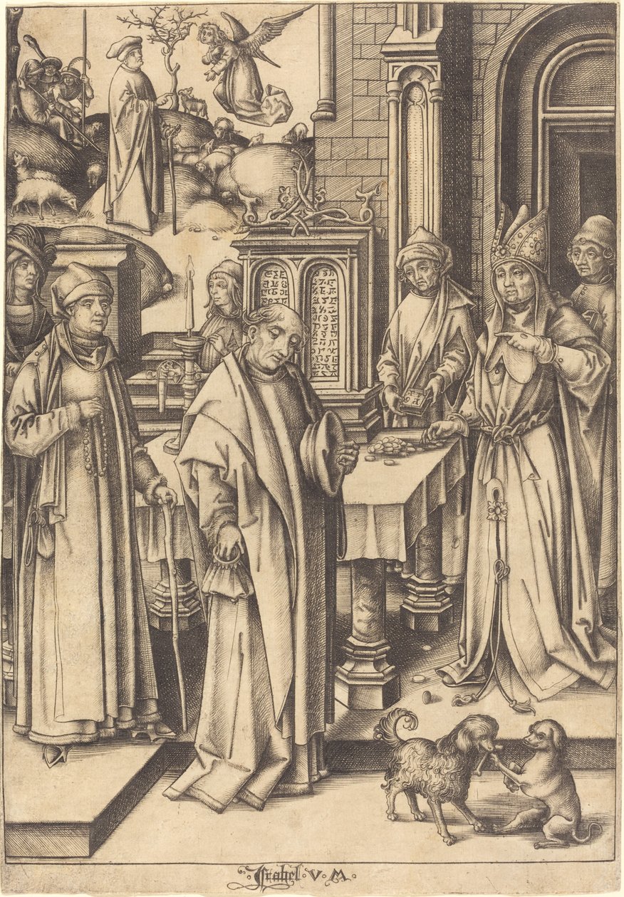 Joachims offer, ca. 14901500. av Israhel van Meckenem