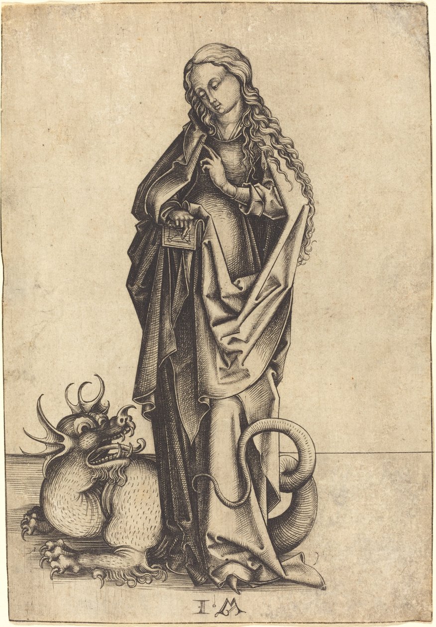 Saint Margaret, ca. 14801490. av Israhel van Meckenem