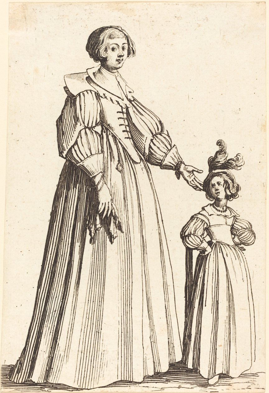 Catherine Kuttinger, Callots fru av Israël Henriet
