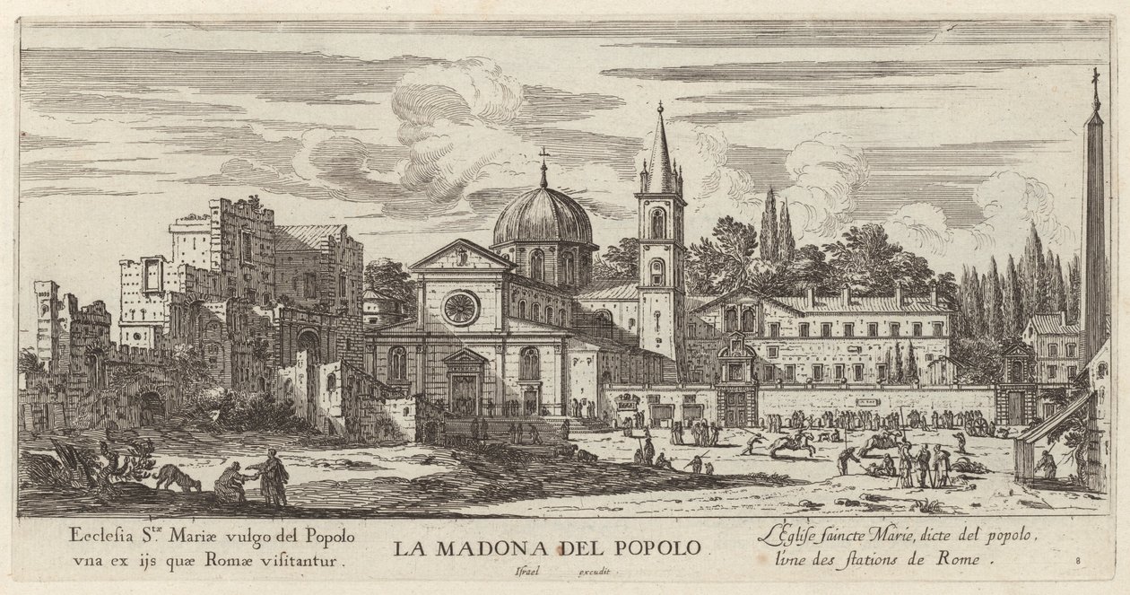 Madonna del Popolo av Israël Silvestre