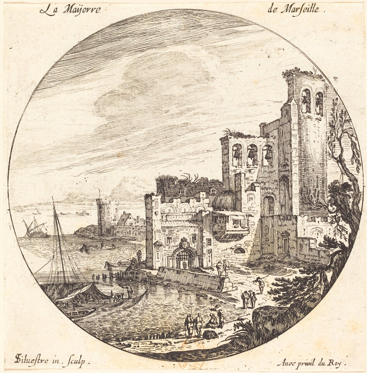Maijorre de Marseille av Israël Silvestre