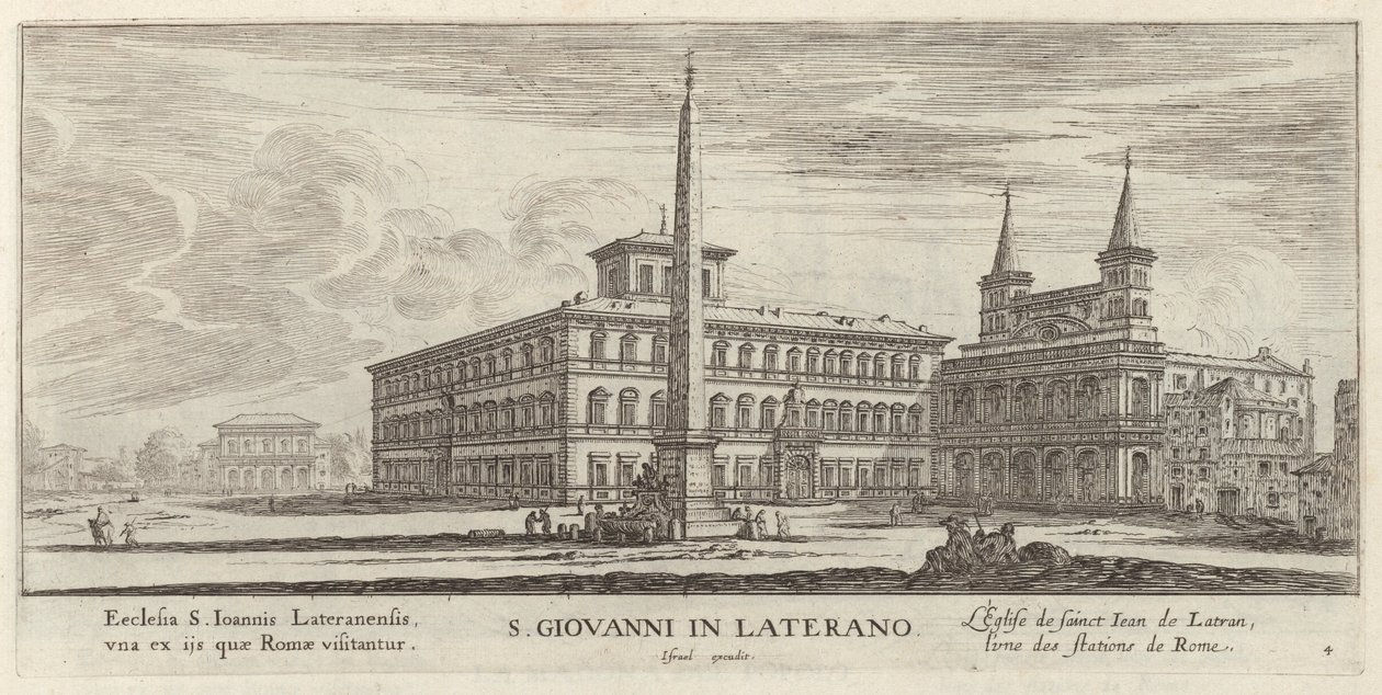 S. Giovanni i Laterano av Israël Silvestre