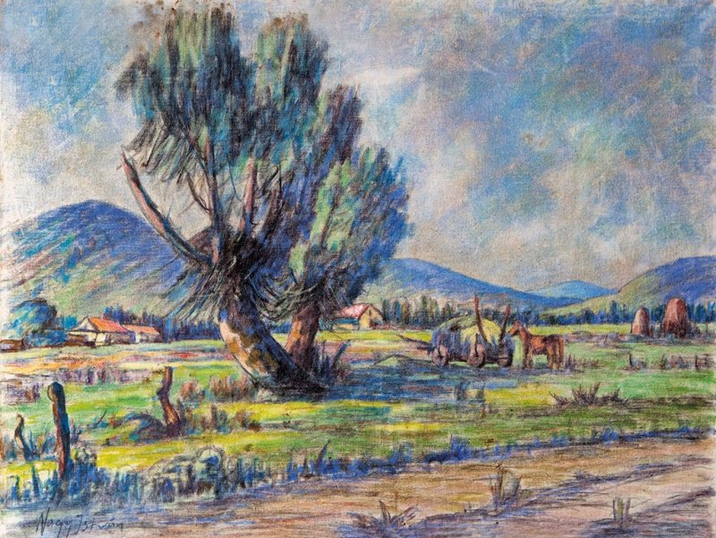  Deli piheno arnyekbannEnglish: Rest at noon in the shadowsn av Istvan Nagy