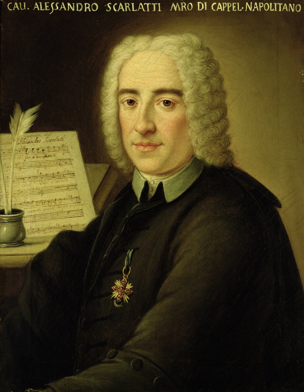 Alessandro Scarlatti (1660-1725) swed av Italian School