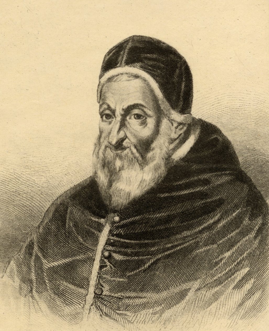 Påve Sixtus V (1520-90) av Italian School