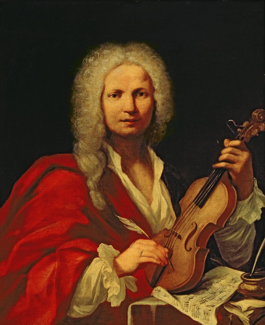 Porträtt av Antonio Vivaldi av Italian School