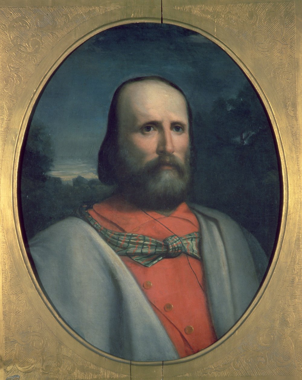 Porträtt av Giuseppe Garibaldi (1807-82) av Italian School