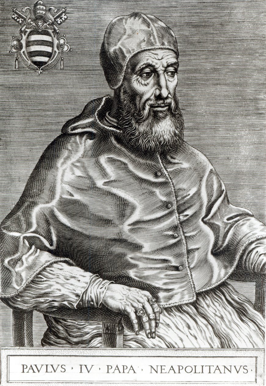 Porträtt av påven Pius IV, 1555 av Italian School