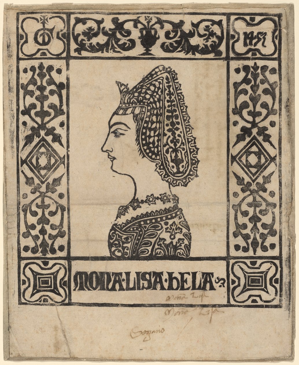 Det här är Lisa Bela av Italian 15th Century