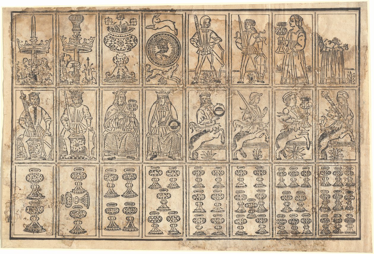 Spelar kort av Italian 15th Century