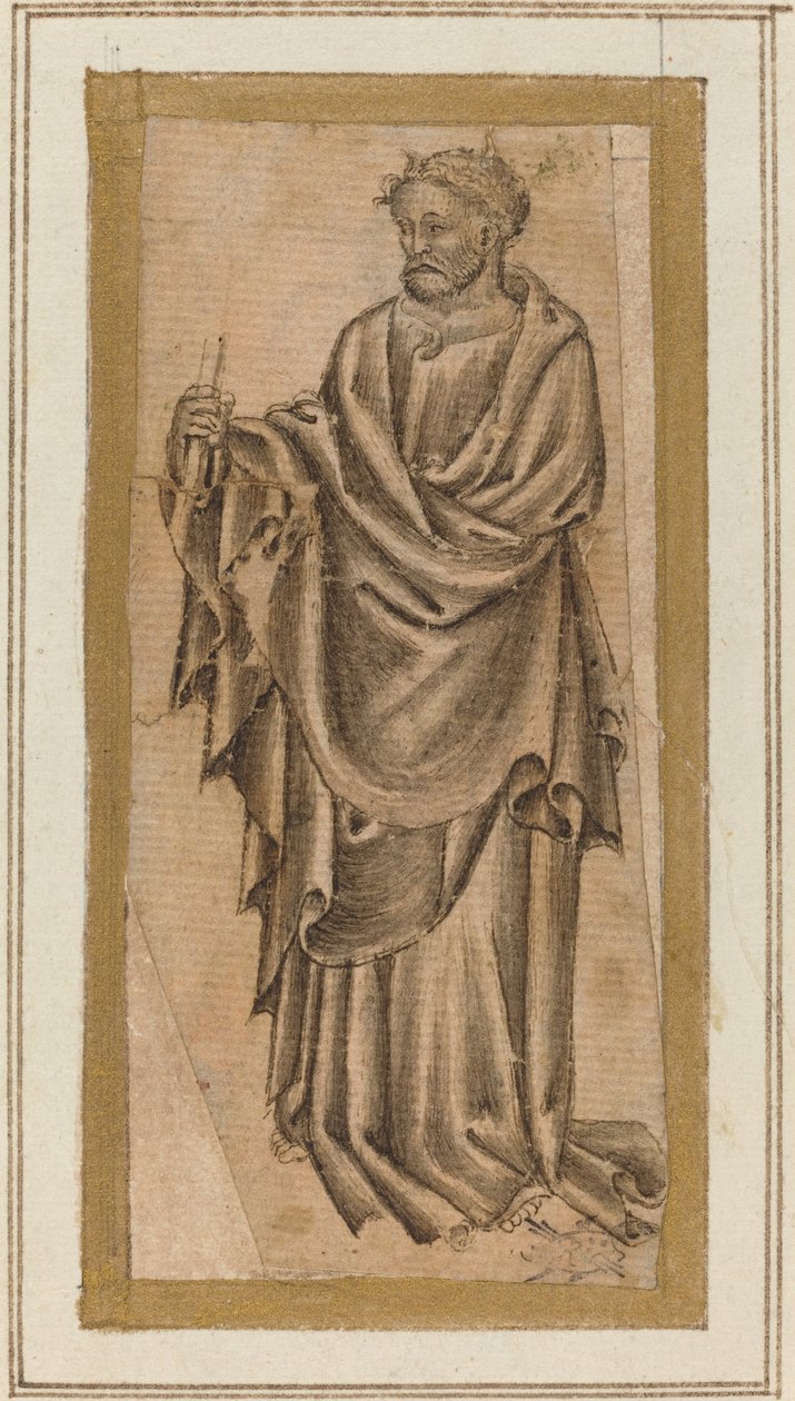Stående apostel av Italian 15th Century
