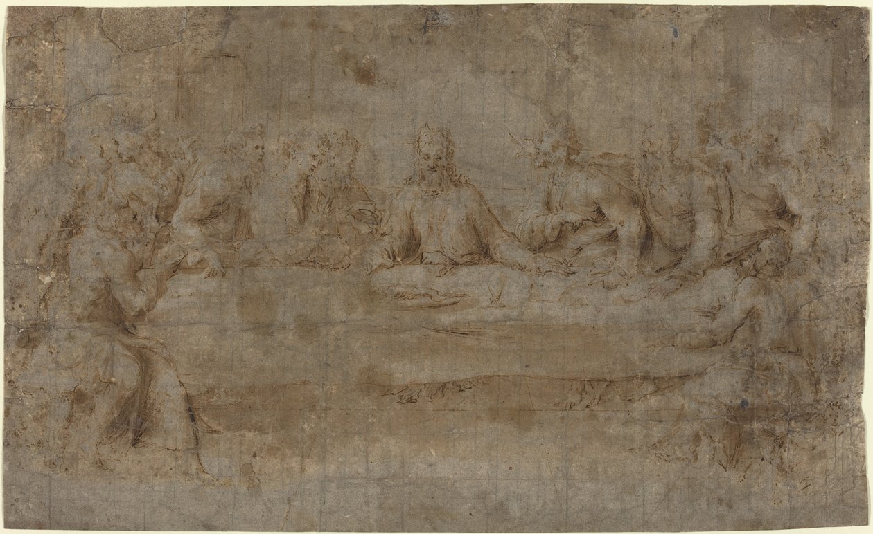 Sista måltiden av Italian 16th Century
