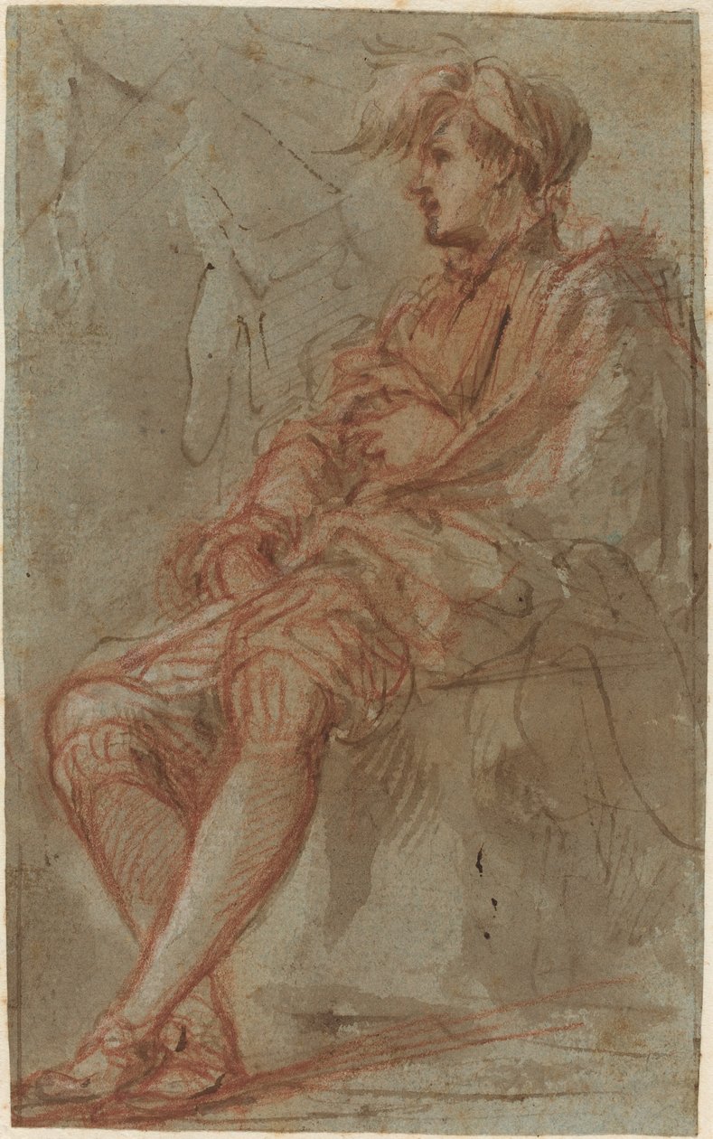 En ung man av Italian 17th Century