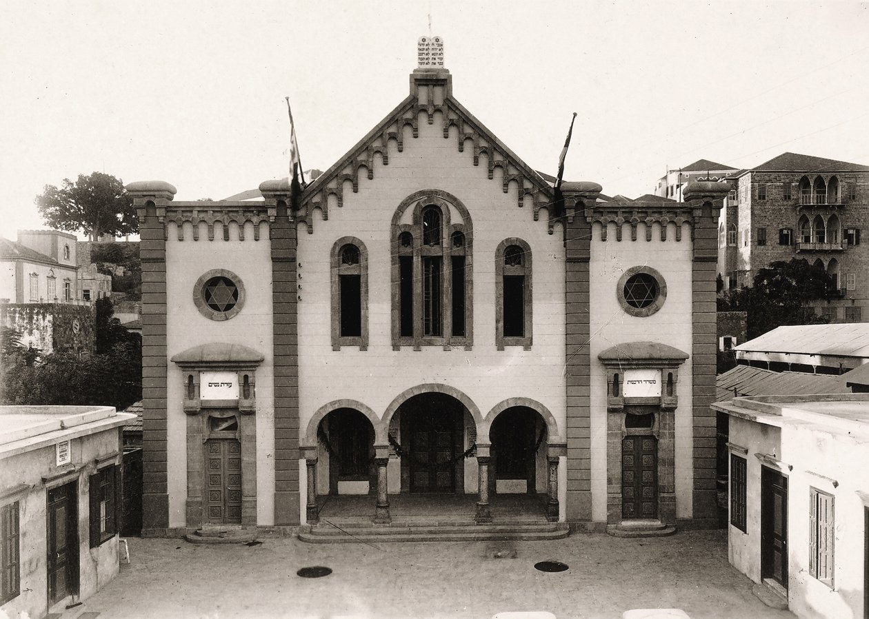 Maghen Abrahams synagoga, Beirut av Italian Photographer