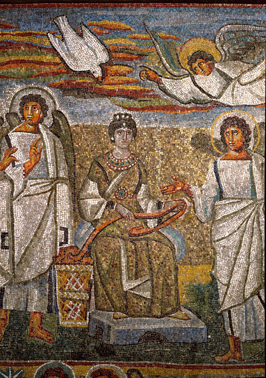 Bebådelse (mosaik) av Italian School